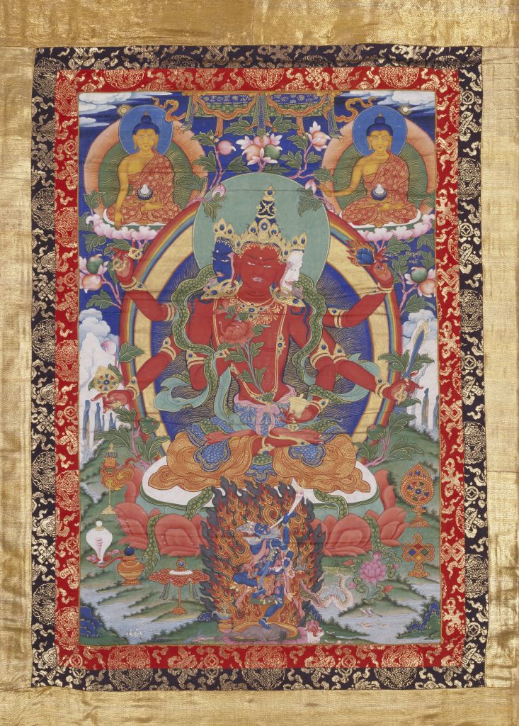 图片[1]-Secret Buddha – Dense Thangka-China Archive